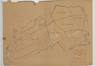 Bannay (51034). Section B1 échelle 1/2500, plan mis à jour pour 01/01/1933, non régulier (calque)