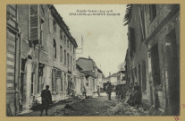 CHÂLONS-EN-CHAMPAGNE. Grande Guerre 1914-1918. Châlons-sur-Marne bombardé.
Daubresse.1914-1918