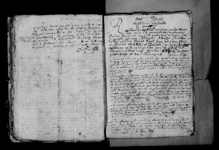 Courcemain. Baptêmes, mariages, sépultures 1682-1700