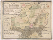 Plan général du village et terroir de Montbré (1772), Pierre Villain