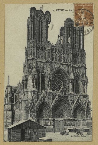 REIMS. I. La cathédrale / A. Suzaine, Sedan.