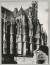 REIMS. Cathédrale de Reims. Transept sud, angle sud-ouest.