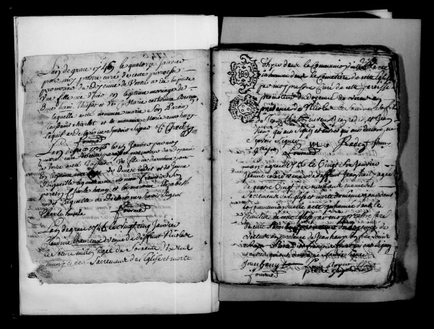 Fère-Champenoise. Baptêmes, mariages, sépultures 1746-1755