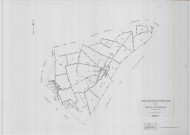 Angluzelles-et-Courcelles (51010). Tableau d'assemblage 2 échelle 1/10000, plan renouvelé pour 01/01/1938, régulier avant 20/03/1980 (calque)