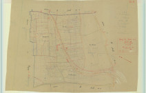 Jouy-lès-Reims (51310). Section B1 échelle 1/1000, plan mis à jour pour 1934, plan non régulier (papier).