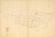 Coupetz (51178). Tableau d'assemblage échelle 1/5000, plan remembré pour 1963, plan régulier (papier)