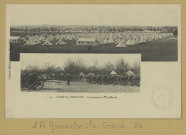 MOURMELON-LE-GRAND. -31 - Camp de Châlons. Campement d'Artillerie.
(54 - Nancyphotot. A. B. et Cie ,51Mourmelon : Lib. Militaire Guérin).[avant 1914]