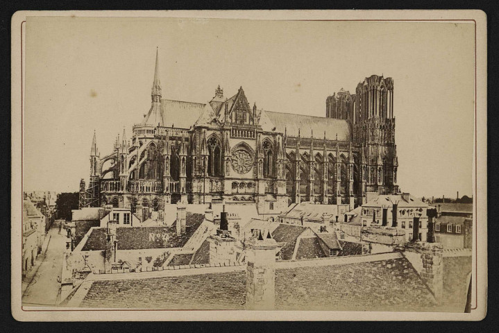 REIMS. Cathédrale de Reims (8 octobre 1884).