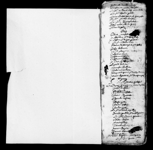 Ay. Baptêmes, mariages, sépultures 1624-1669