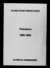 Jussecourt-Minecourt. Naissances 1889-1898