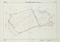 Arzillières-Neuville (51017). Section ZE échelle 1/2000, plan remembré pour 1988 (extension sur les Rivères-Henruel ZB), plan régulier (calque)