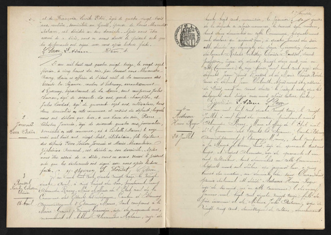 Essarts-lès-Sézanne (Les). Décès 1893-1929