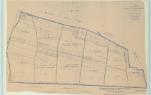 Auménancourt (51025). Section X1 2 échelle 1/2500, plan mis à jour pour 1959, ancienne commune Aumenancourt le petit (51026), plan non régulier (papier).
