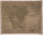 Plan des bois de Montrieul Cne Sermiers divisés en 25 coupes (1724), Hazart