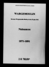 Wargemoulin. Naissances 1871-1891
