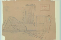 Champfleury (51115). Section A1 échelle 1/1250, plan mis à jour pour 1933, plan non régulier (papier).