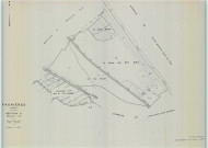 Fagnières (51242). Section E4 échelle 1/2500, plan mis à jour pour 1938, plan non régulier (calque)