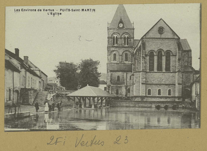 VERTUS. Les Environs de Vertus. Puits-Saint-Martin. L'église.
ParisÉdition d'art A. Breger frères.Sans date