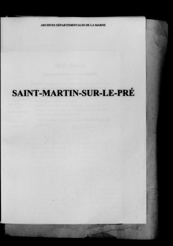 Saint-Martin-sur-le-Pré. Naissances 1867