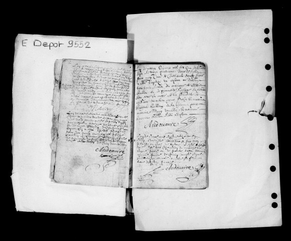 Contault. Baptêmes, mariages, sépultures 1667-1692