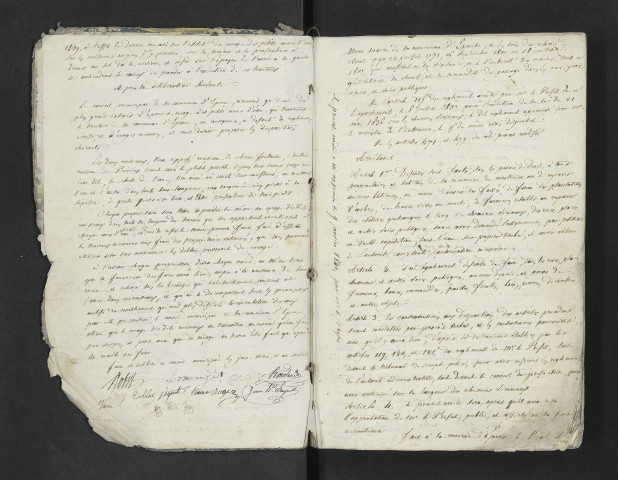 Délibérations municipales.