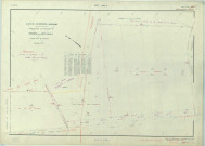 Sept-Saulx (51530). Section A1 échelle 1/2000, plan remembré pour 1972, contient une extension sur Prosnes E4, plan régulier (papier armé).