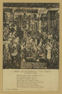 REIMS. 14. La Cathédrale - Trésor - Tapisserie La fuite en Egypte Comment Jacob voulut prendre la fuite Pour la crainte d'Esaü, son frère Et Jhésus fust fugitif en Egypte Avec Joseph et la Vierge, sa mère. David, craignant et doutant son beau père Le roi Saül, fouit par la fenestre, Et échappa par le divin mystère ; On le cherchoit, le voulant à mort mettre.
ReimsF. Rothier, phot-édit. (51 - Reimsphototypie J. Bienaimé).Sans date