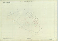 Vanault-les-Dames (51590). Section ZD échelle 1/2000, plan remembré pour 1965, plan régulier (papier armé)