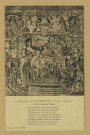 REIMS. 12. La Cathédrale - Trésor - Tapisserie - L'Adoration des Mages Comment Abner alla devers David Gai et joieux, plain de chevallerie Il l'adora aussi tost qu'il le vid Comme roial, par prudente industrie Trois Rois, aussi Jhésus filz de Marie Adorèrent Jhésus-Crist humblement De Salomon de haulte seigneurie Fust adoré par Saba haultement.
ReimsF. Rothier, phot-édit. (51 - Reimsphototypie J. Bienaimé).Sans date
