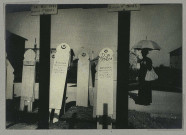 CHÂLONS-EN-CHAMPAGNE. Cimetière, tombes musulmanes, Châlons-sur-Marne, 20septembre 1915.Coll. Musée d'histoire contemporaine-BDIC