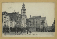 REIMS. 45. Place Drouet d'Erlon et Église Saint-Jacques.
ParisE. Le Deley, imp.-éd.1924
