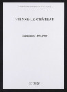 Vienne-le-Château. Naissances 1892-1909