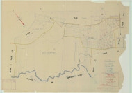 Val-de-Vesle (51571). Section C4 échelle 1/1250, plan mis à jour pour 1943, ancienne commune de Wez (51661), plan non régulier (papier).