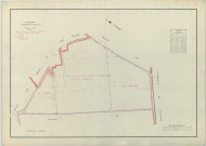 Germinon (51268). Section ZH échelle 1/2000, plan remembré pour 1957, plan régulier (papier armé)