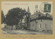 SAINT-REMY-EN-BOUZEMONT. La Poste et l'Église.
Édition Simonot.[vers 1913]