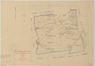 Neuville-aux-Bois (La) (51397). Section D2 échelle 1/5000, plan mis à jour pour 1942, plan non régulier (papier)