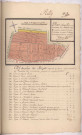 Plan du canton des Rosets cotté E au plan général du terroir de Rilly-en-la-Montagne (1781), Villain