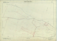 Vanault-le-Châtel (51589). Section YD échelle 1/2000, plan remembré pour 1965, plan régulier (papier armé)