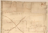 Plan arpentage du terroir de Villers-Marmery (XVIIIe s.)