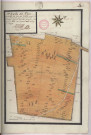 Plan détaillé du terroir de Ruffy : 12ème feuille, canton dit le Creys (s,d, vers 1780), Pierre Villain