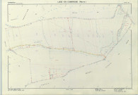 Lisse-en-Champagne (51325). Section ZK échelle 1/2000, plan remembré pour 1982 (extension sur Bassu section ZN), plan régulier (papier armé)