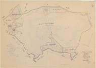 Belval-en-Argonne (51047). Section A2 échelle 1/2500, plan mis à jour pour 1957, plan non régulier (papier)