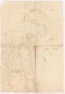 Plan du village et terroir de Mutigny seigneurie appartenant à Mesdames Abbesses et Religieuses de l'abbaye Royale de St Pierre d'Avenay dudit Mutigny, 1780. Plan général .