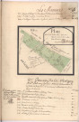 Plan du canton dit Derriere Moutier cotté 40e au plan général des Maisneux 1760, Pierre Villain