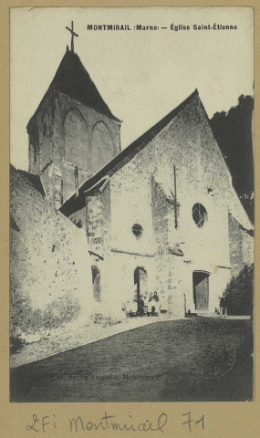 MONTMIRAIL. Église Saint-Etienne.
MontmirailÉdition Bertin-Bièmont.Sans date