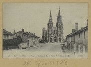 ÉPINE (L'). 98-Environs de Châlons-sur-Marne. La Grande-Rue et l'Église Notre-Dame de l'Épine / N. D., photographe.