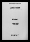 Courtisols. Mariages 1793-1813
