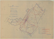 Écury-sur-Coole (51227). Tableau d'assemblage 1 échelle 1/10000, plan mis à jour pour 1939, plan non régulier (papier)