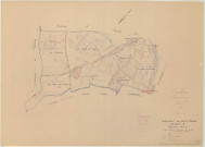 Bignicourt-sur-Saulx (51060). Section D2 échelle 1/2500, plan mis à jour pour 1958, plan non régulier (papier)