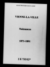 Vienne-la-Ville. Naissances 1871-1891